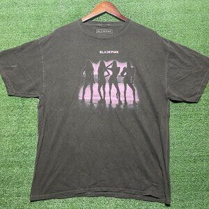 Black pink VTG Washed Black T-Shirt Size L